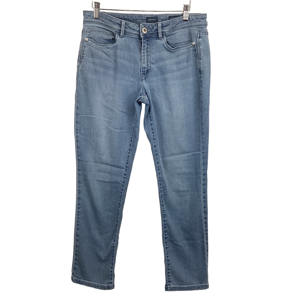 J Jill Authentic Fit Slim Ankle light‎ wash denim jeans size 6
